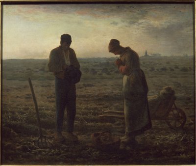 De Angelus door Jean Francois Millet