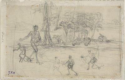De Duivel die Zaait door Jean Francois Millet