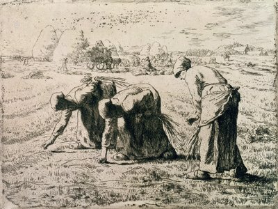 De arenleesters door Jean Francois Millet