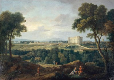 Het observatorium en omgeving, uitzicht vanaf de Butte aux Cailles door Jean Francois Millet