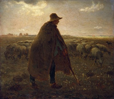 De Herder, ca. 1858-62 door Jean Francois Millet