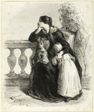 Waar kan hij zijn door Jean Francois Millet