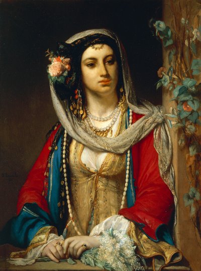 Joodse vrouw uit Caïro door Jean Francois Portaels