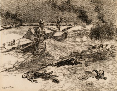 Na de strijd door Jean Francois Raffaelli