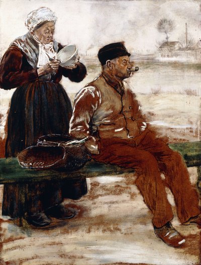 Na de Maaltijd door Jean Francois Raffaelli