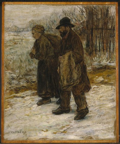 Parijse voddenrapers, ca. 1885 door Jean Francois Raffaelli