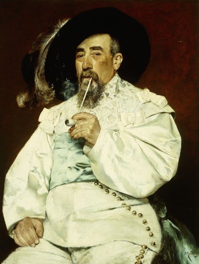 Portret van een heer, 1876 door Jean Francois Raffaelli