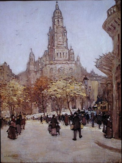Uitzicht op Parijs, c.1885 door Jean Francois Raffaelli