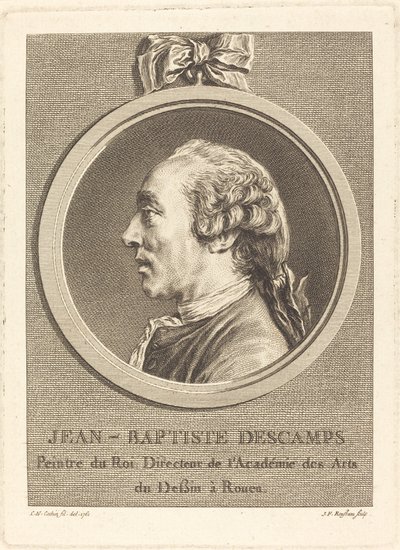 Jean Baptiste Descamps door Jean Francois Rousseau