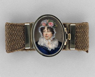 Armband met Portret van Lady Susan Murray door Jean François Gérard Fontallard