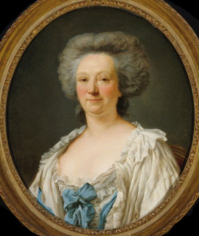 Portret van Madame Geoffrin 1699-1777, 1787 door Jean François Gilles Colson