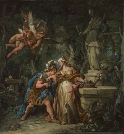 Jason zweert eeuwige liefde aan Medea, 1743 door Jean François de Troy