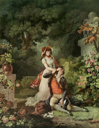 De Verraste Minnaar door Jean Frederic Schall
