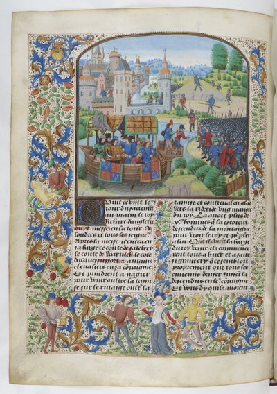 Jean Froissart, Kronieken, 154v, 12148 btv1b8438605hf336, origineel door Jean Froissart