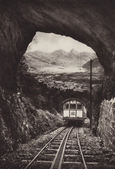 Elektrische Arth Rigi Bahn door Jean Gaberell