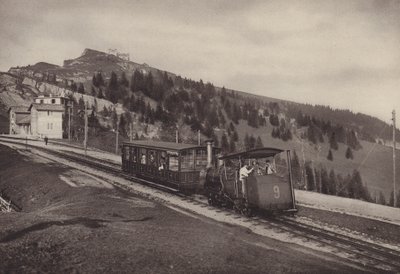 Vitznau Rigi Kulm, Tandradbaan door Jean Gaberell