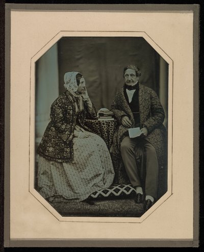 Jean-Gabriel en Anne-Charlotte-Adélaïde Eynard door Jean Gabriel Eynard