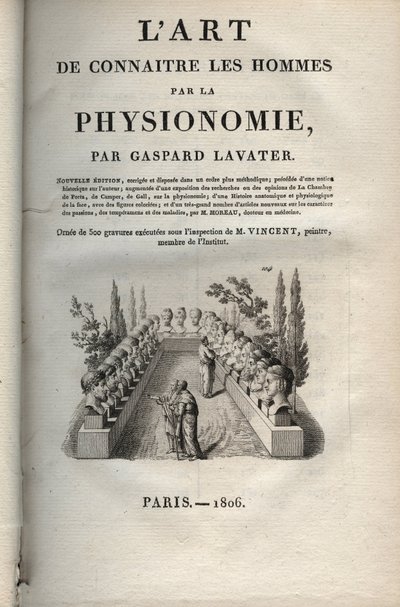 Fysiognomie - Frontispice van 