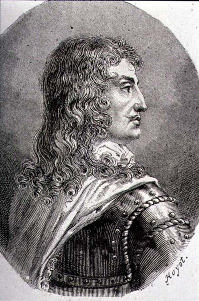 Portret van Francois, Hertog van La Rochefoucauld (1613-80) (gravure) door Jean Georges (after) Huyot