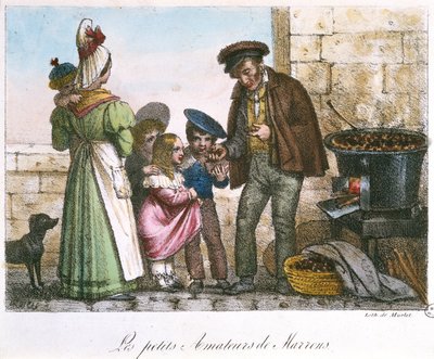 De kleine kastanje kenners door Jean Henri Marlet