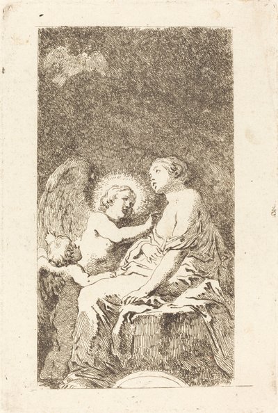Sint-Catharina van Alexandrië door Jean Honoré Fragonard after Marco Cardisco