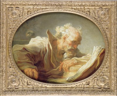 Een filosoof door Jean Honore Fragonard