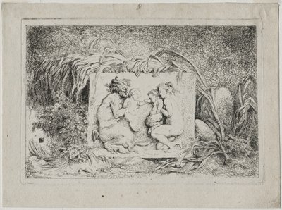 Bacchanalen: De Familie van de Satyr door Jean Honore Fragonard