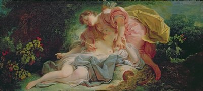 Cephalus en Procris door Jean Honore Fragonard