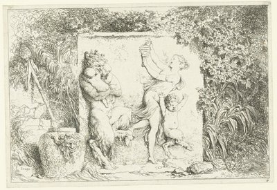 Dans van saters door Jean Honore Fragonard