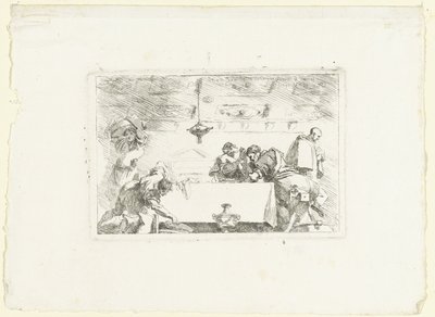 Discipelen te Emmaüs door Jean Honore Fragonard