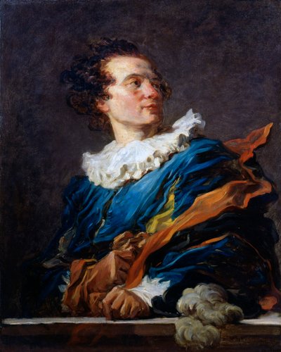 Portret van de Abt van Saint-Non, 1769 door Jean Honore Fragonard