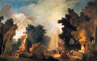 La fête à St Cloud, c1775-1780 door Jean Honore Fragonard