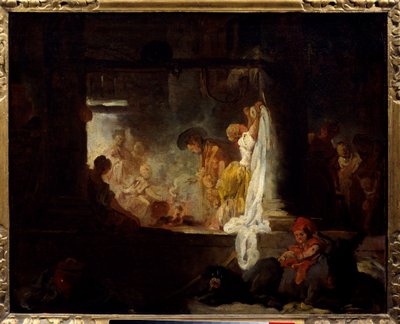 Les blechisseuses door Jean Honore Fragonard