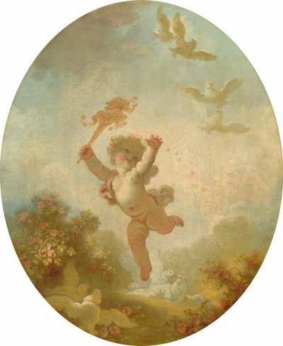 Liefde als Dwaasheid, c. 1773-1776 door Jean Honore Fragonard