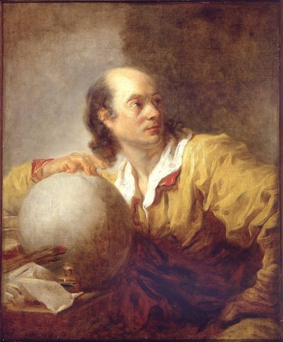 Portret van Jerome Lalande (1732-1807) door Jean Honore Fragonard