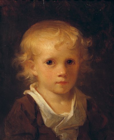 Portret van een Kind door Jean Honore Fragonard
