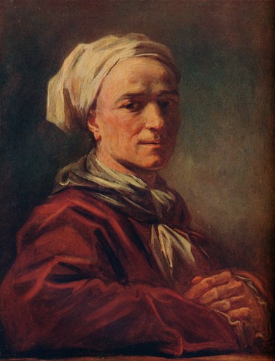 Portret van een man door Jean Honore Fragonard