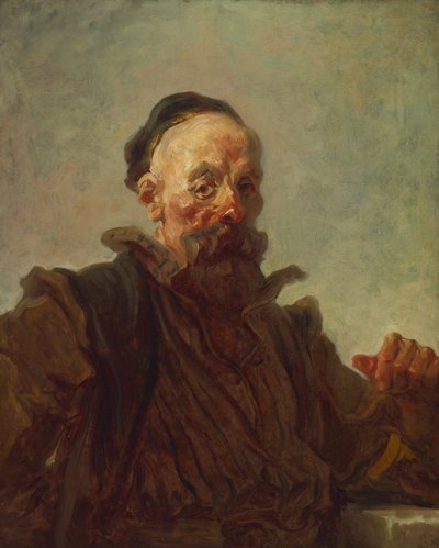 Portret van een man in Spaanse kleding door Jean Honore Fragonard