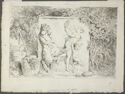 Satyrs Familie, van Bacchanales, of Satyrs