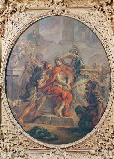 De Bespotting van Christus door Jean Honore Fragonard