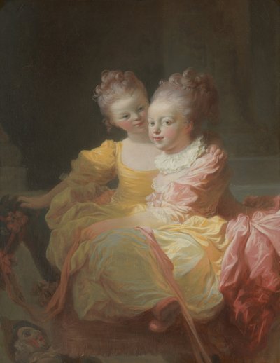 De twee zusters, c.1769-70 door Jean Honore Fragonard