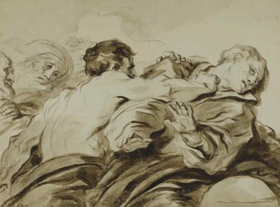 De aanval, 1770 door Jean Honore Fragonard
