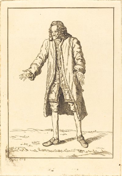 Voltaire door Jean Huber