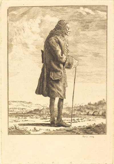 Voltaire door Jean Huber