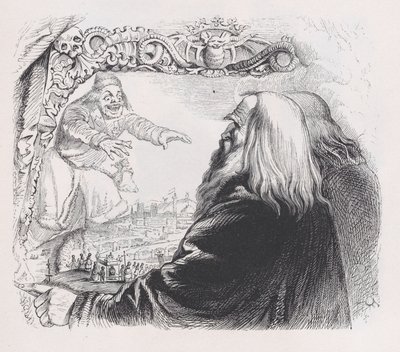 Oneindig klein uit Het volledige werk van Béranger, 1836 door Jean Ignace Isidore Gérard