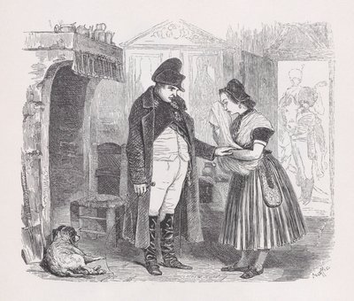 Herinneringen van het Volk uit Het Complete Werk van Béranger, 1836 door Jean Ignace Isidore Gérard