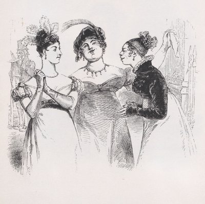 De mening van deze dames uit De volledige werken van Béranger, 1836 door Jean Ignace Isidore Gérard