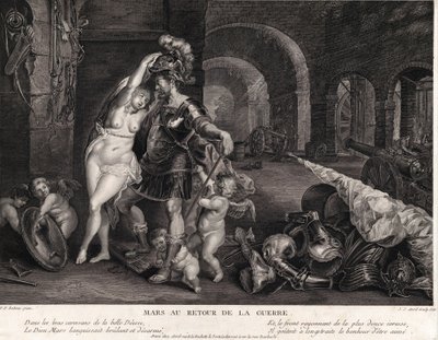 Mars terug van de oorlog door Jean Jacques Avril