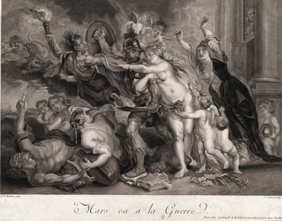 Mars gaat naar de oorlog door Jean Jacques Avril