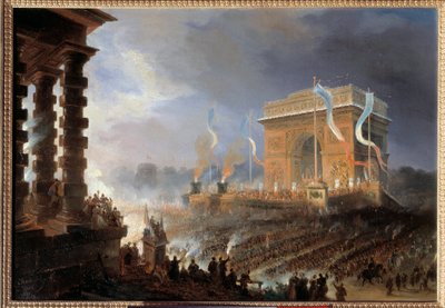 Fete de la fraternite bij de Arc de Triomphe de l